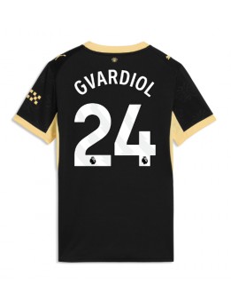 Ženski Nogometna dresi replika Manchester City Josko Gvardiol #24 Gostujoči 2026-27 Kratek rokav